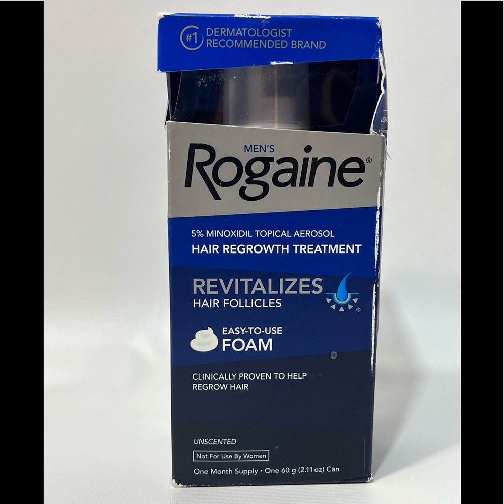 COPY - Men’s Rogaine 5% minoxidil topical aerosol hair regrowth treatment